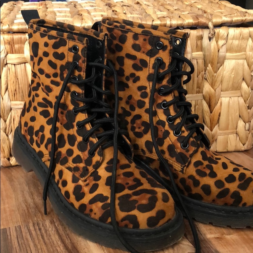 Leopard Print Boots